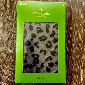 Kate Spade leopard print tights - NWT